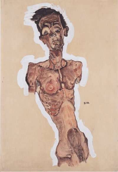 Selbstakt von Egon Schiele